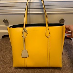 Tory Burch Yellow Leather Tote